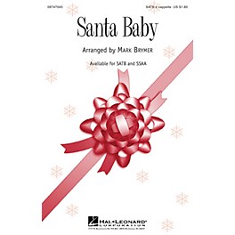 Hal Leonard Santa Baby SSAA A Cappella Arranged by Mark Brymer