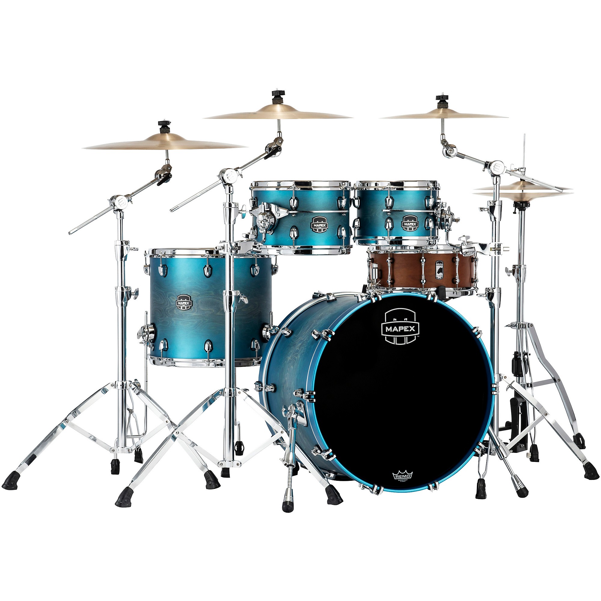 Mapex Saturn Evolution Classic Birch 4-Piece Shell Pack with 22 in ...