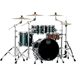 Mapex Saturn Evolution Fusion Maple 4-Piece Shell Pack With 20" Bass Drum Brunswick Green