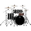 Mapex Saturn Evolution Rock Birch 4-Piece Shell Pack With 22" Bass Drum - Piano Black