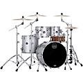 Mapex Saturn Evolution Rock Birch 4-Piece Shell Pack With 22" Bass Drum Iridium Silver