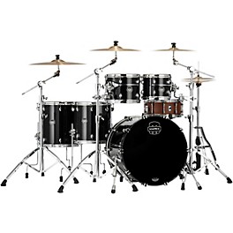 Mapex Saturn Evolution Workhorse Maple 5-Piece Shell Pack With 22" Bass Drum Piano Black
