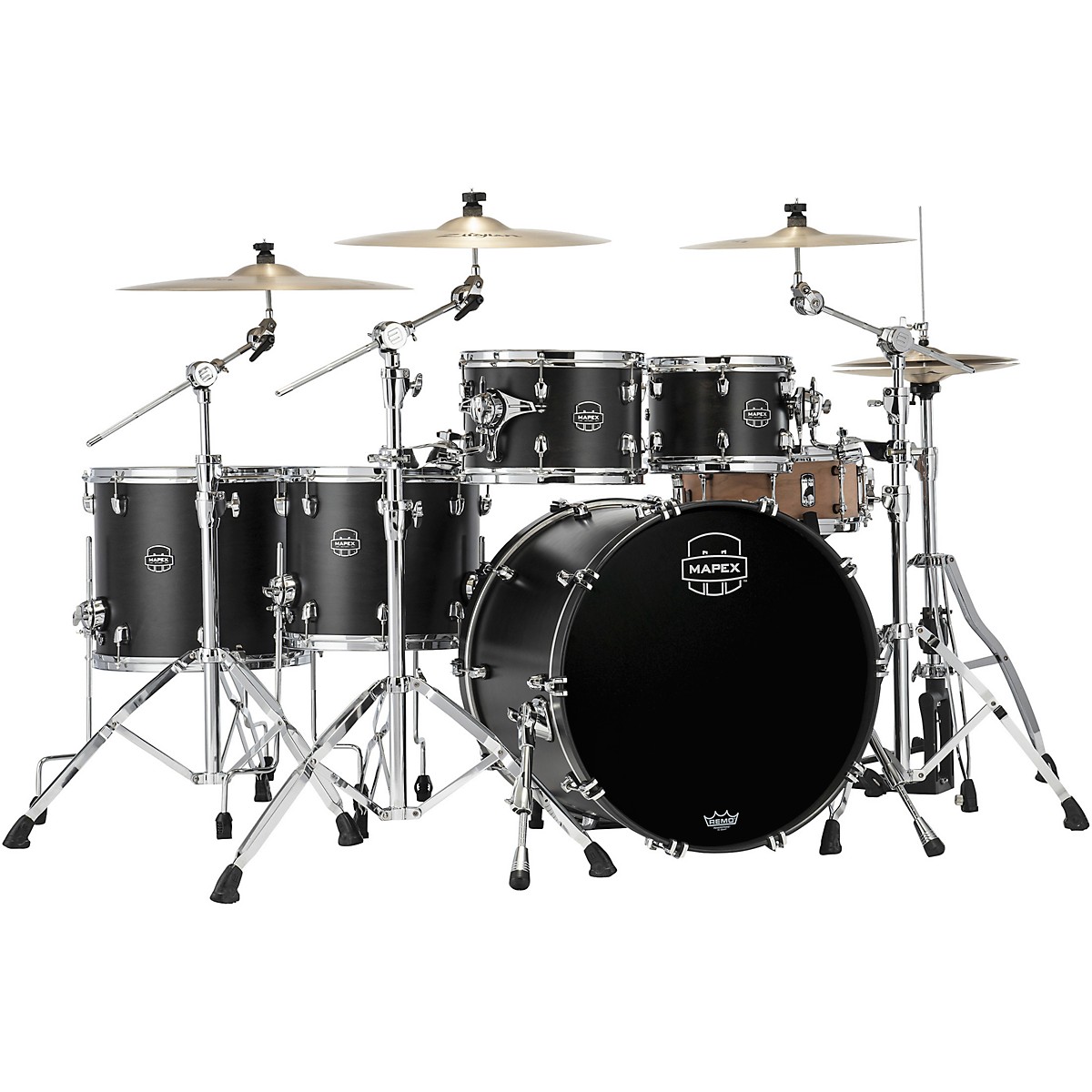 Mapex Saturn Studioease 5Piece Shell Pack with 22 in. Bass Drum Satin