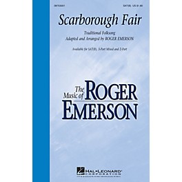 Hal Leonard Scarborough Fair SAT(B) arranged by Roger Emerson