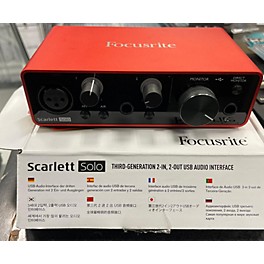 Used Focusrite Scarlett Solo Gen 3 Audio Interface