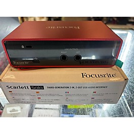 Used Focusrite Scarlett Solo Gen 3 Audio Interface