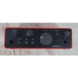 Used Focusrite Scarlett Solo Gen 4 Audio Interface