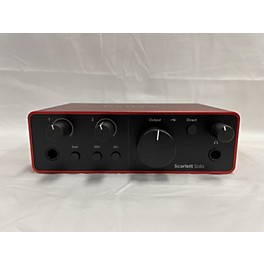 Used Focusrite Scarlett Solo Gen 4 Audio Interface