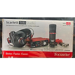 Used Focusrite Scarlett Solo Studio Gen 2 Recording Bundle