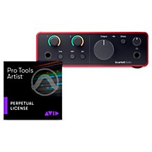 Focusrite Scarlett USB-C Audio Interface (Gen 4) with AVID Pro Tools Artist Perpetual