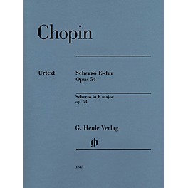 G. Henle Verlag Scherzo E Major Op. 54 for Piano Solo - Henle Music