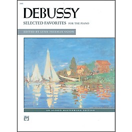 Alfred Selected Favorites Claude Debussy Piano Book