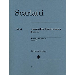 G. Henle Verlag Selected Piano Sonatas, Volume IV Henle Music Folios Series Softcover