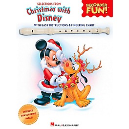 Hal Leonard Selections From Christmas With Disney - Recorder Fun! Songbook