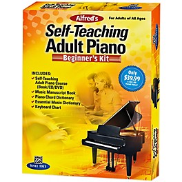 Alfred Self-Teaching Adult Piano Beginner's Kit