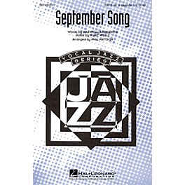 Hal Leonard September Song SATB DV A Cappella arranged by Phil Mattson