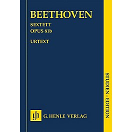 G. Henle Verlag Sextet in E-flat Major, Op. 81b Henle Study Scores Composed by Beethoven Edited by Egon Voss