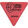 D'Andrea Shell Celluloid 355 Triangle Picks - One Dozen Red.50 mm