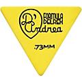 D'Andrea Shell Celluloid 355 Triangle Picks - One Dozen Yellow .73 mm