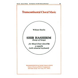 Transcontinental Music Shir Hashirim (Song Of Songs) SAATB composed by William Sharlin