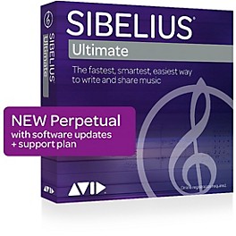 Avid Sibelius Ultimate NEW Perpetual License with 1-Year of Updates + Support (Download)