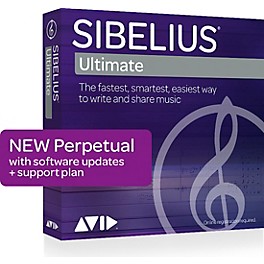 Avid Sibelius Ultimate NEW Perpetual License with PhotoScore, AudioScore, NoteMe (Download)
