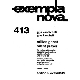 Sikorski Silent Prayer String Series Composed by Giya Kancheli (Kantscheli)