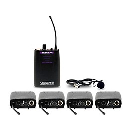 VocoPro SilentPA-IFB-4 In-Ear Monitor System, 900-927.2mHz 