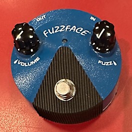 Used Dunlop Silicon Fuzz Face Mini Blue Effect Pedal