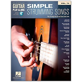 Hal Leonard Simple Strumming Songs - Guitar Play-Along Vol. 74 Book/Online Audio
