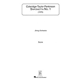 Lauren Keiser Music Publishing Sinfonietta No. 1 (for String Orchestra) LKM Music Series Composed by Coleridge-Taylor Perk...
