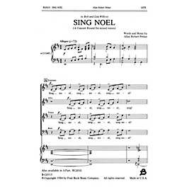 Fred Bock Music Sing Noel SATB composed by Allan Robert Petker