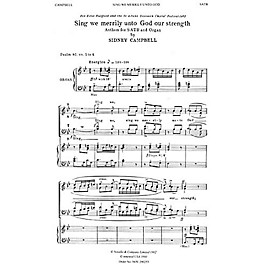 Novello Sing We Merrily Unto God Our Strength SATB Composed by Sidney Campbell