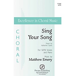 Pavane Sing Your Song SATB composed by Matthew Emery