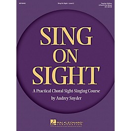 Hal Leonard Sing on Sight - A Practical Sight-Singing Course (Volume 2) 2/3 Part Mixed Teacher Edition