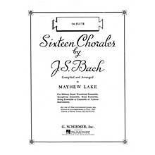 G. Schirmer Sixteen Chorales (Baritone I (Bass Clef) Part) G. Schirmer Band/Orchestra Series by Johann Sebastian Bach