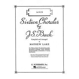G. Schirmer Sixteen Chorales (Bassoon I Part) Concert Band Level 2-3 Composed by Johann Sebastian Bach