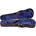 Bobelock Slim Shaped Woodshell Suspension Violin Case 4/4 Size Black Exterior, Blue Interior