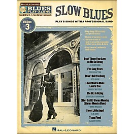 Hal Leonard Slow Blues - Blues Play-Along Volume 3 (Book/CD)