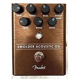 Used Fender Smolder Acoustic OD Effect Pedal