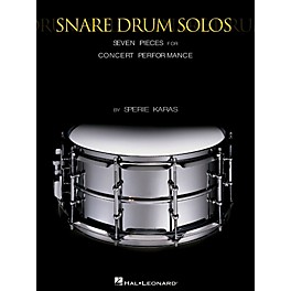 Hal Leonard Snare Drum Solos (Seven Pieces for Concert Performance) Percussion Series Written by Sperie Karas
