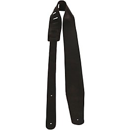 Perri's Soft Italian Leather Guitar Strap Carbon Black 2.5 in.