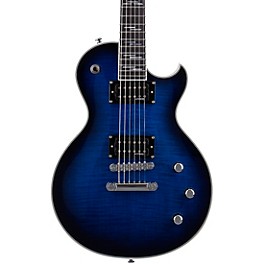 Blemished Schecter Guitar Research Solo-II Supreme Electric Guitar Level 2 See Thru Blue Burst 197881163686