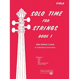 Alfred Solo Time for Strings Book 1 Viola