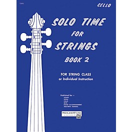 Alfred Solo Time for Strings Book 2 Cello