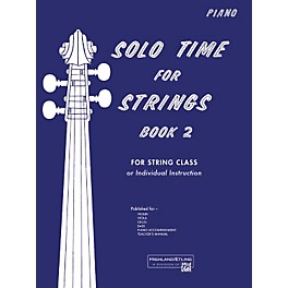 Alfred Solo Time for Strings Book 2 Piano Acc.