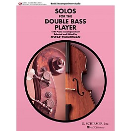 G. Schirmer Solos for the Double Bass Player (Double Bass and Piano) String Solo Series Softcover Audio Online