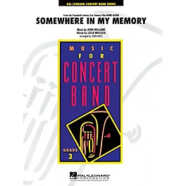 Hal Leonard Somewhere in My Memory from HOME ALONE - Young Concert Band Series Level 3  arranged by John Moss