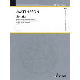 Hal Leonard Sonata A Major For Flute (violin) And Basso Continuo Woodwind Series