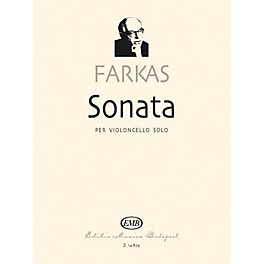 Editio Musica Budapest Sonata (Cello Solo) EMB Series Softcover